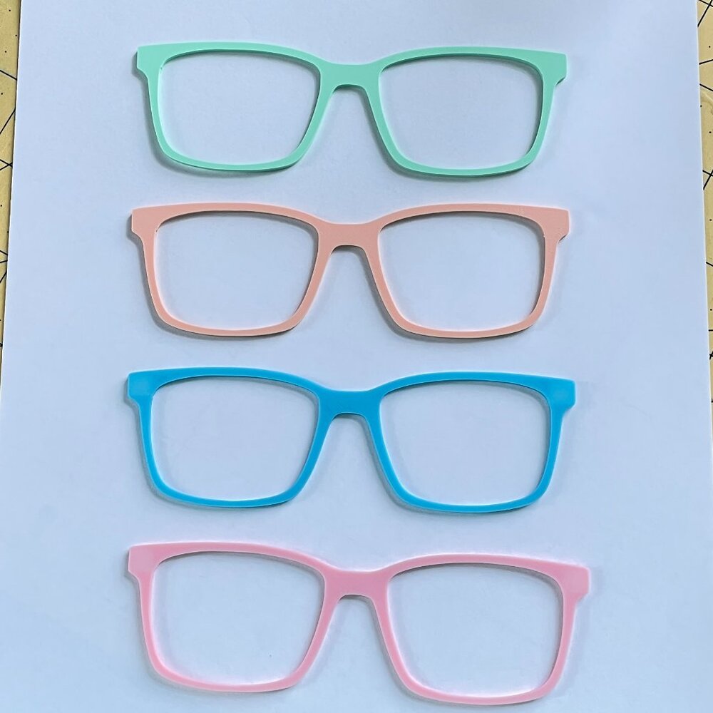 Lot of 4 Pastel Kirby Pair Eyewear Toppers-Spring Color Kirby Toppers-New! - Picture 2 of 6